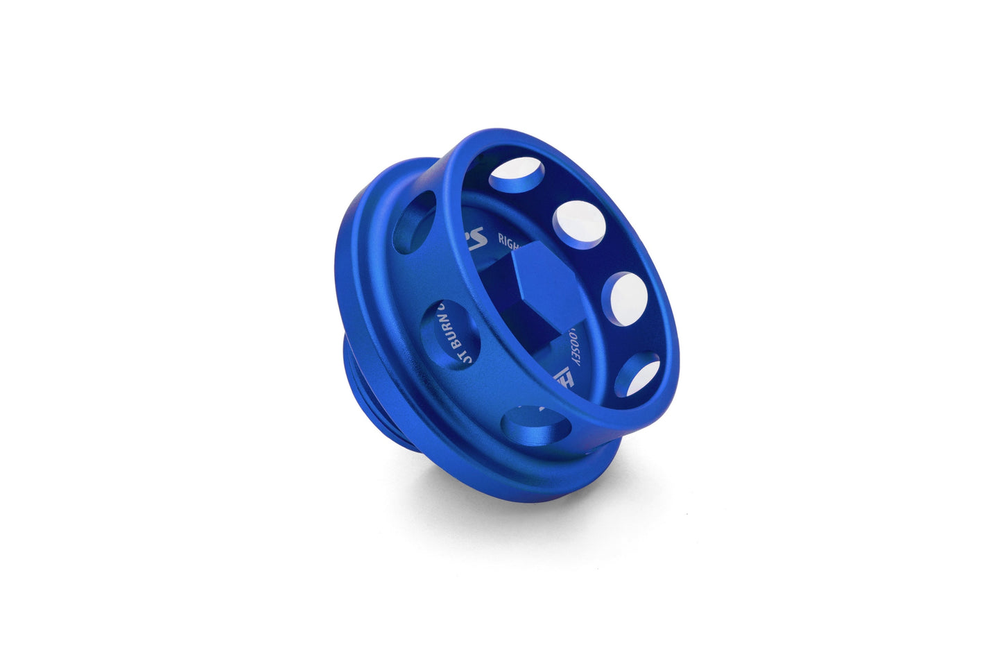 HPS Performance Billet Aluminum Engine Oil Filler Cap, Blue, 5269-111BL