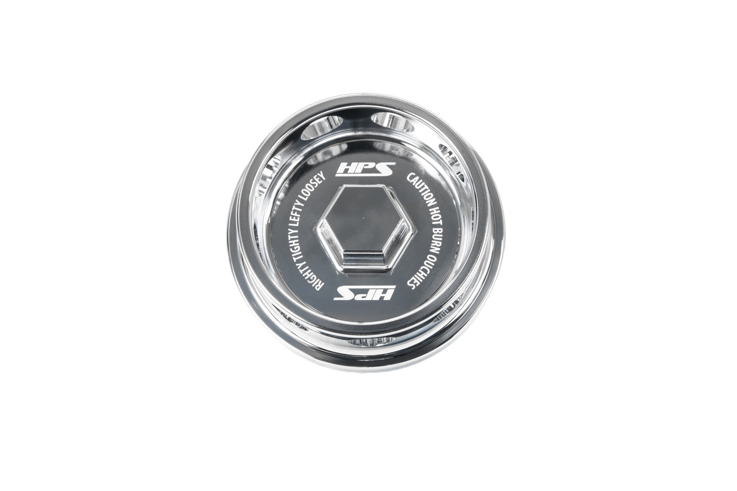 HPS Performance Billet Aluminum Engine Oil Filler Cap Chrome 5269-111C