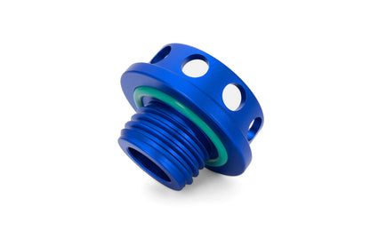 HPS Performance Billet Aluminum Engine Oil Filler Cap, Blue, 5269-106BL