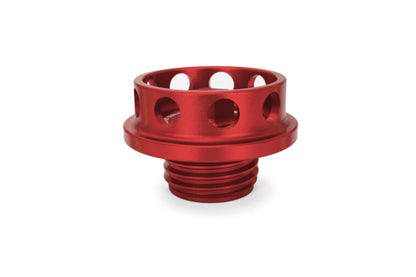 HPS Performance Billet Aluminum Oil Cap for Honda B C D F H J K L R Series Engine, Red, 5269-104R
