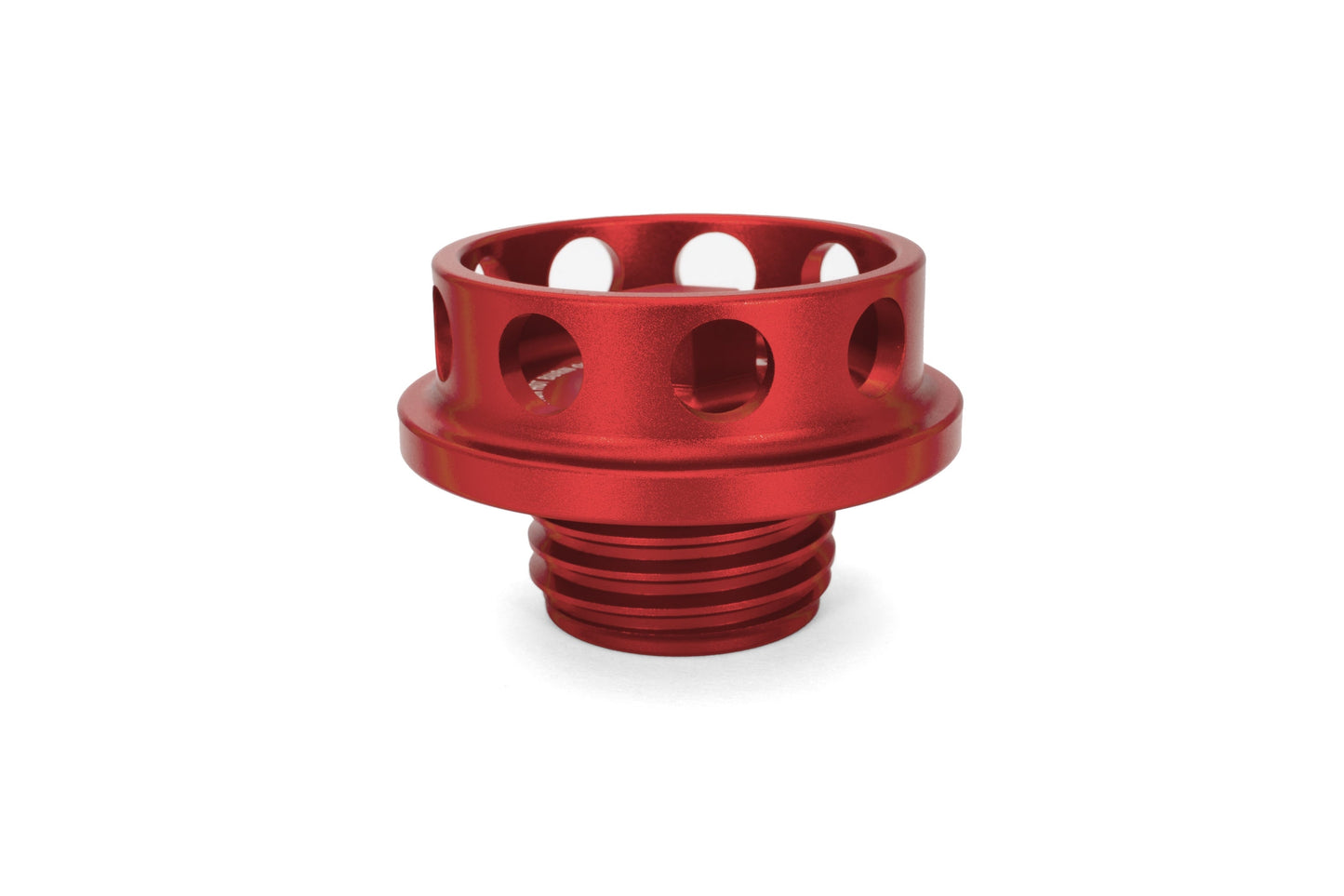 HPS Performance Billet Aluminum Engine Oil Filler Cap, Red, 5269-105R