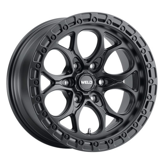Weld Ledge 6 18x9 / 6x135 / 4.5 BS / 87.1 HB - Satin Black - Non-BL Wheel - Graveyard Performance