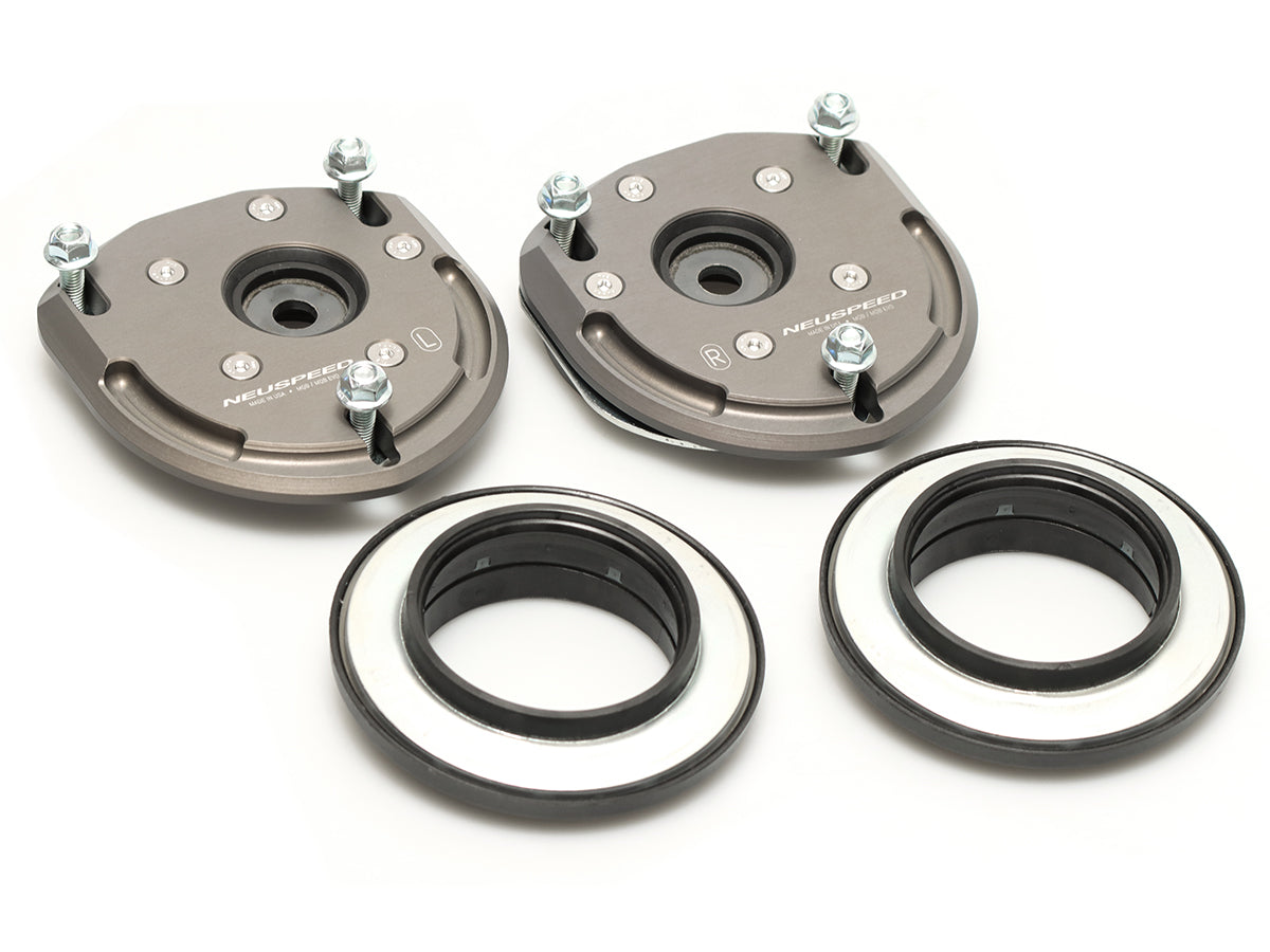biAXIS Billet Upper Strut Mount | Front • MQB/MQBe