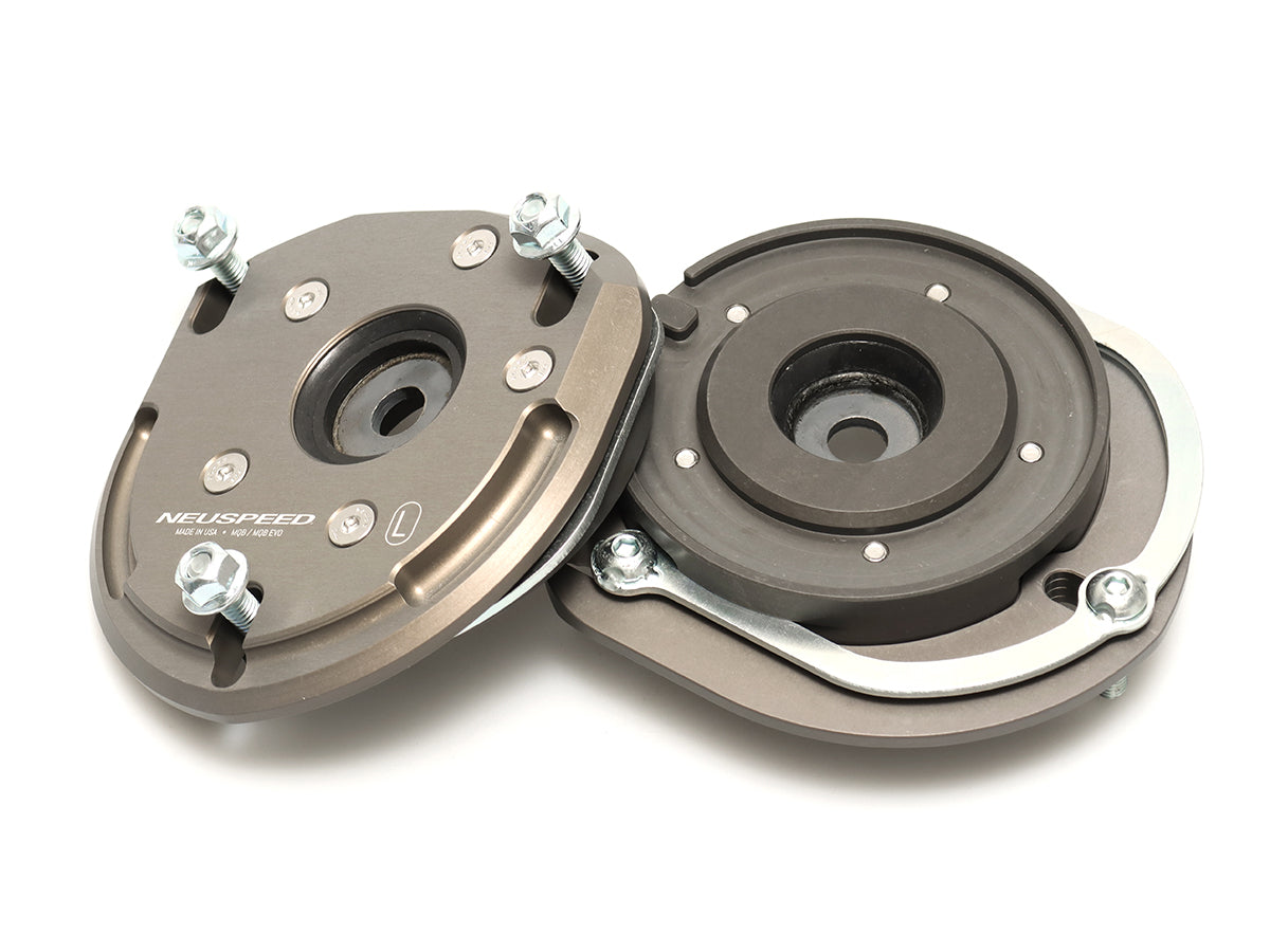 biAXIS Billet Upper Strut Mount | Front • MQB/MQBe