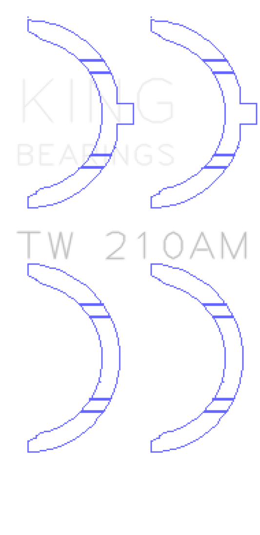 King Engine Bearings Toyota 5R/2M/4M/5ME/5MGE/7MGE/7MGTE Thrust Washer Set