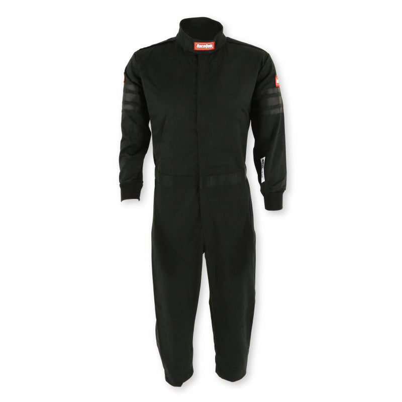 RaceQuip Black Trim SFI-1 JR. Suit - Kids Large - Graveyard Performance