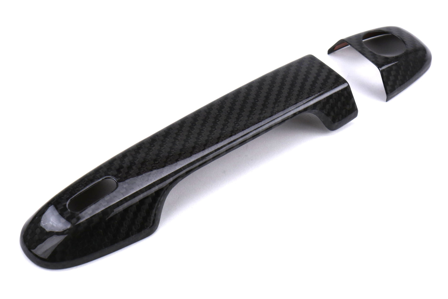 OLM Dry Carbon Fiber Door Handle Cover - 2013+ FT86-Gloss Carbon Fiber - Graveyard Performance