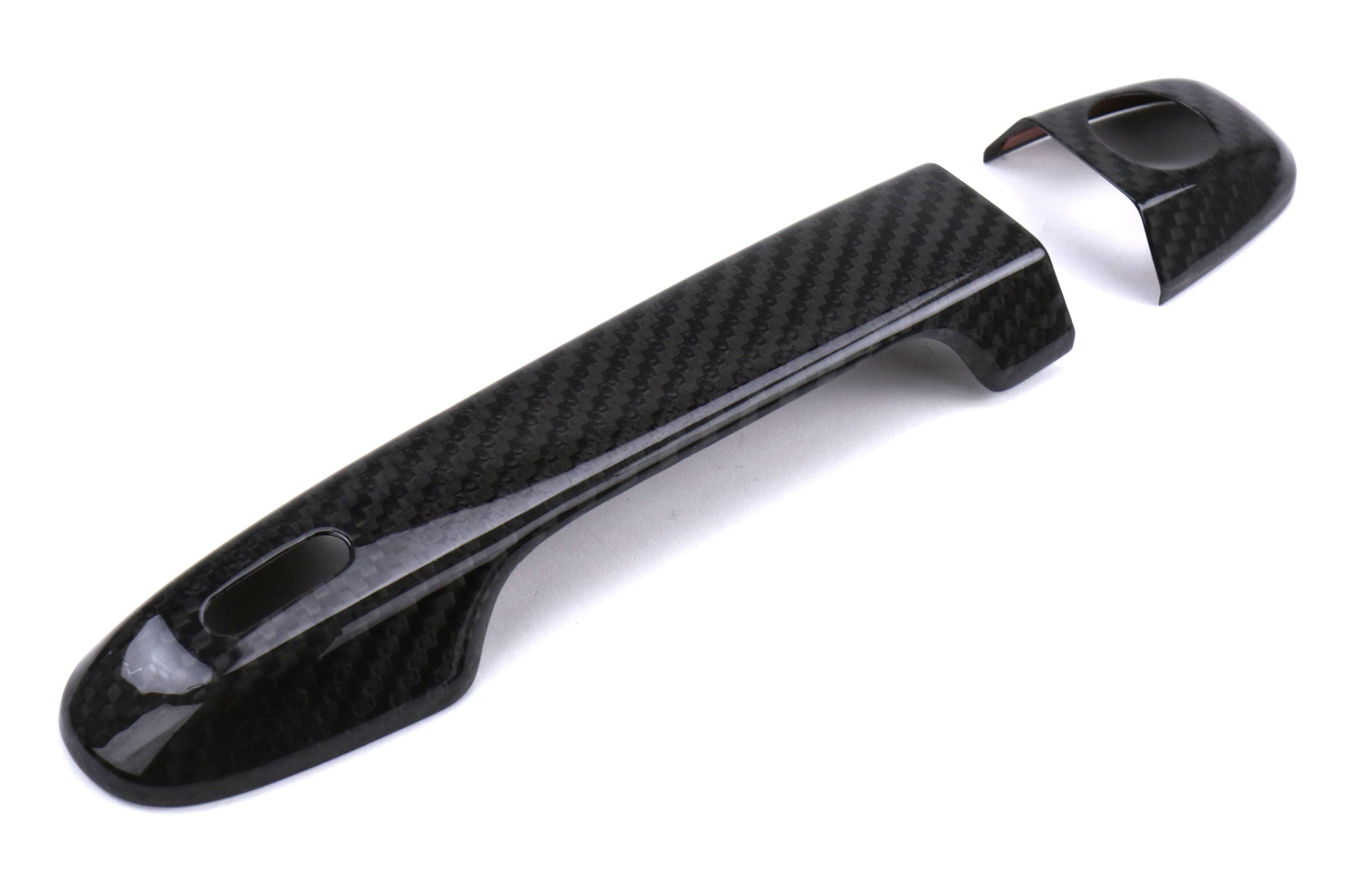 OLM Dry Carbon Fiber Door Handle Cover - 2013+ FT86-Gloss Carbon Fiber - Graveyard Performance