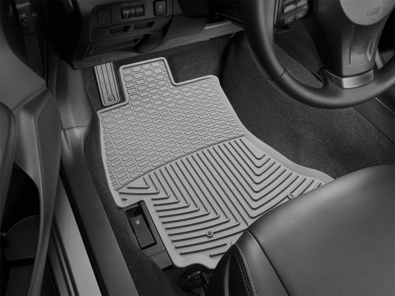 WeatherTech 16+ Subaru Crosstrek Front Rubber Mats - Grey - Graveyard Performance
