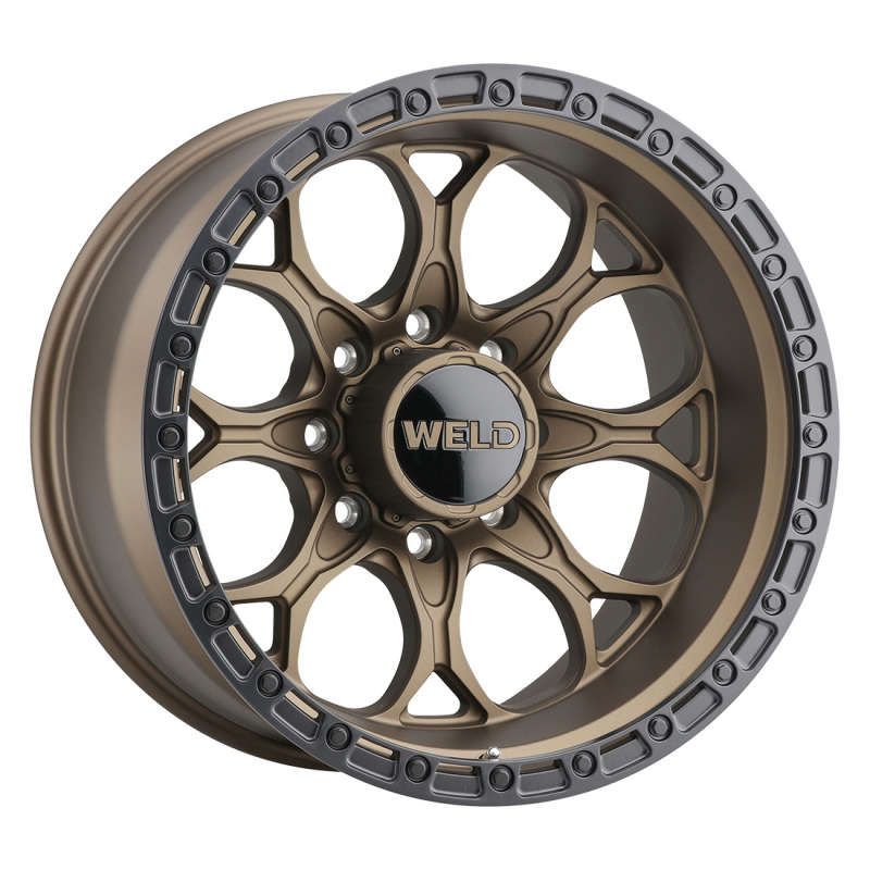 Weld Off-Road Ledge 8 8x170 / ET -18 / BS 4.75 / Satin Bronze Wheel - Non-Beadlock 125.1 - Graveyard Performance