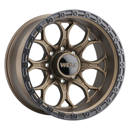 Weld Ledge 8 20x9 / 8x180 / 5 BS / 124.3 HB - Satin Bronze - Non-BL Wheel - Graveyard Performance