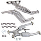 BBK 94-95 Ford Mustang 5.0L 1-5/8 Long Tube Headers w/High Flow Catted X-Pipe (Silver Ceramic)