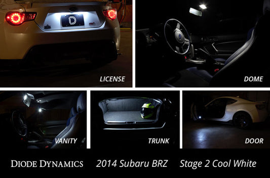 Diode Dynamics Subaru BRZ Interior Kit Stage 1 - Red
