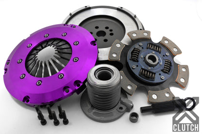 XClutch 15-18 Ford Mustang 2.3L Stage 2R Extra HD Sprung Ceramic Clutch Kit - Graveyard Performance