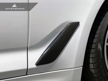 AutoTecknic Dry Carbon Fiber Fender Trim - G30 5-Series - Graveyard Performance