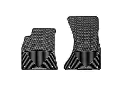 WeatherTech 09-13 Audi A4/A5 Front Rubber Mats - Black - Graveyard Performance