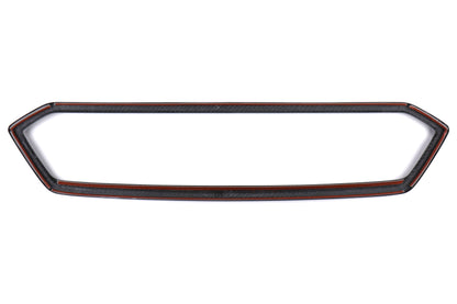 OLM LE Dry Carbon Fiber Grille Garnish (Outer) - 2018-2021 Subaru WRX / STI - Graveyard Performance