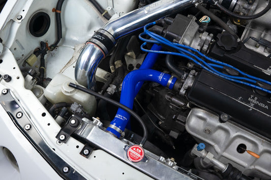 HPS Performance High Temp Reinforced Silicone Radiator Coolant Hose Kit, Blue, 57-1003-BLUE