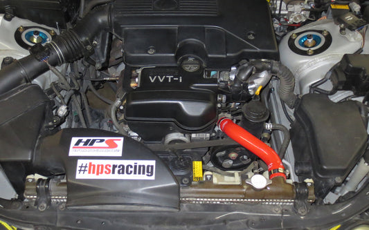 HPS Performance High Temp Reinforced Silicone Radiator and Heater Coolant Hose Kit, Red, 57-1271-RED