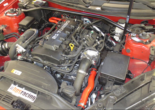 HPS Performance High Temp Reinforced Silicone Heater Coolant Hose Kit, Red, 57-1324H-RED