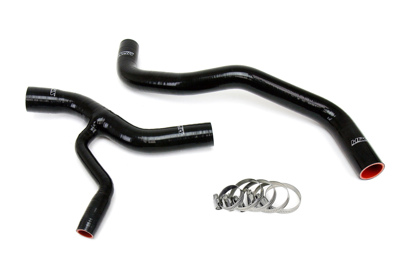 HPS Performance Silicone Radiator Coolant Hose Kit Black 57-1416R-BLK