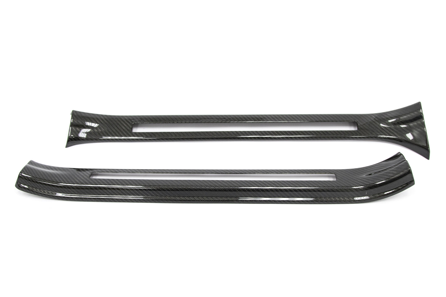 OLM LE Dry Carbon Fiber Door Sill Covers - 2015-2021 Subaru STI - Graveyard Performance