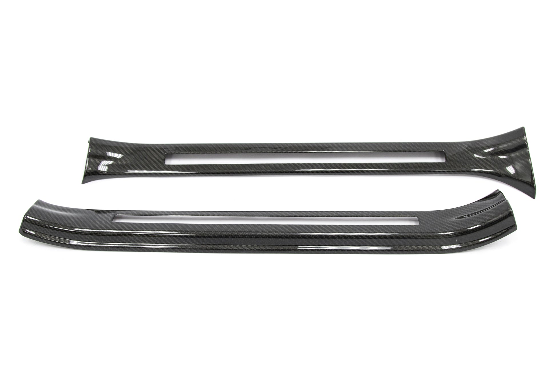 OLM LE Dry Carbon Fiber Door Sill Covers - 2015-2021 Subaru STI - Graveyard Performance