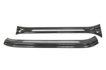 OLM LE Dry Carbon Fiber Door Sill Covers - 2015-2021 Subaru STI - Graveyard Performance