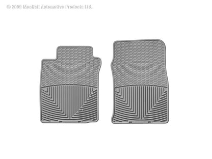 WeatherTech 00-05 Hyundai Accent Front Rubber Mats - Grey - Graveyard Performance