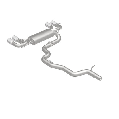 MagnaFlow Sys C/B 2015-2017 Volkswagen Golf R 3in Polished SS Quad Tip Split Rear Exit - Graveyard Performance