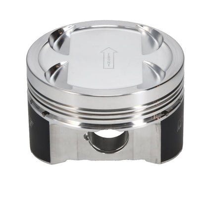 Manley 03-06 Evo 8/9 (7 Bolt 4G63T) 86mm +1mm Over Bore 8.5:1 Dish Pistons w/ Rings - Graveyard Performance