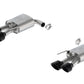 Ford Racing 2024 Mustang 5.0L Sport Active Axle-Back w/Valance - Black Tip