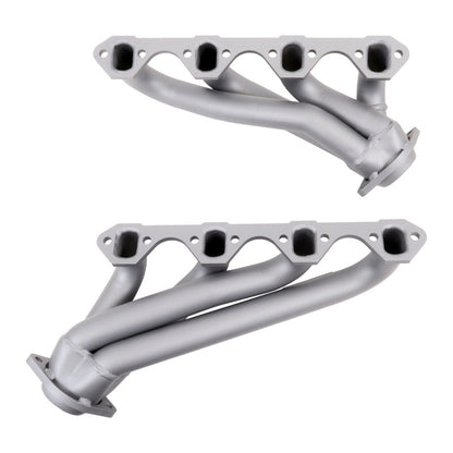 BBK 79-93 Mustang 351 Swap Shorty Unequal Length Exhaust Headers - 1-5/8 Titanium Ceramic - Graveyard Performance