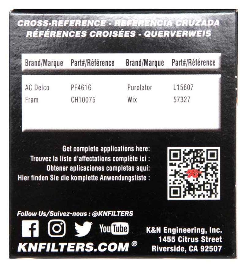 K&N 2019 BMW M2 3.0L/M4 3.0L Cartridge Oil Filter - Graveyard Performance