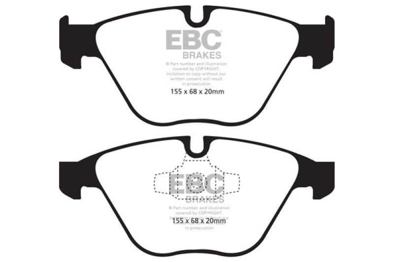 EBC 13+ BMW X1 2.0 Turbo (28i) Redstuff Front Brake Pads - Graveyard Performance