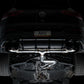 AWE MK8 Volkswagen Golf R 3in Track Edition Quad Exhaust - Diamond Black Tips