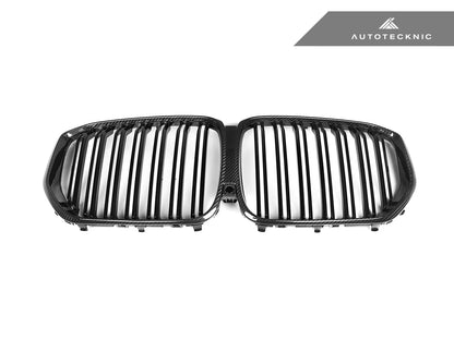 AutoTecknic Dual-Slat Dry Carbon Front Grille - G05 X5 Pre-LCI - Graveyard Performance