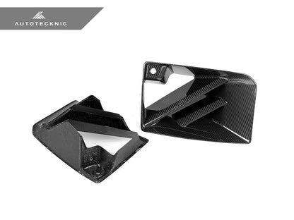 AutoTecknic Dry Carbon Corsa Front Bumper Lower Vent Set - G87 M2 - Graveyard Performance