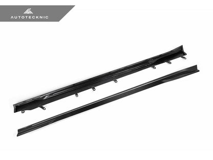 AutoTecknic Dry Carbon Fiber Side Skirt Extension Set - G87 M2 - Graveyard Performance