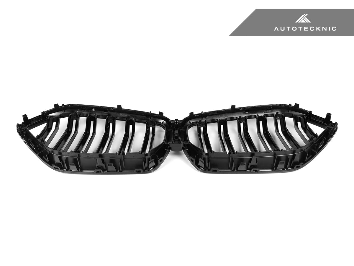 AutoTecknic Dual-Slats Gloss Black Front Grille - G06 X6 LCI - Graveyard Performance