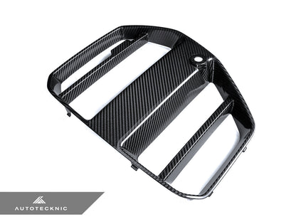 AutoTecknic Dry Carbon Podium V1 Front Grille Set - G80 M3 | G82/ G83 M4 - Graveyard Performance