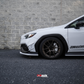 JDMuscle [22-25 WRX] Canards V2 - Paint Matched / Gloss Black / ABS