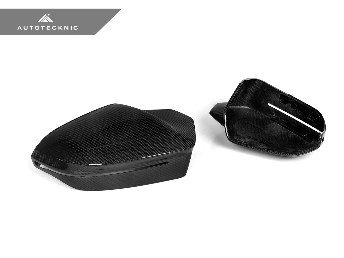 AutoTecknic Dry Carbon Fiber Mirror Cap Set - G90/ G99 M5 - Graveyard Performance