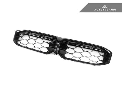 AutoTecknic Gloss Black Honeycomb Front Grille - G20 3-Series LCI - Graveyard Performance