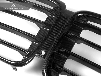 AutoTecknic Dry Carbon M-Inspired Front Grille - G05 X5 LCI - Graveyard Performance