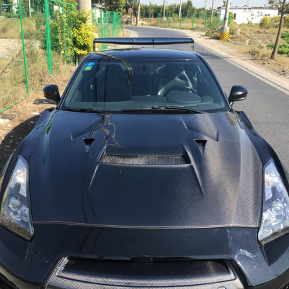 JDMuscle [17-24 GT-R] Carbon Fiber Hood - VS Style