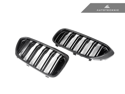 AutoTecknic Carbon Fiber Front Grille Set - G30 5-Series Pre-LCI - Graveyard Performance
