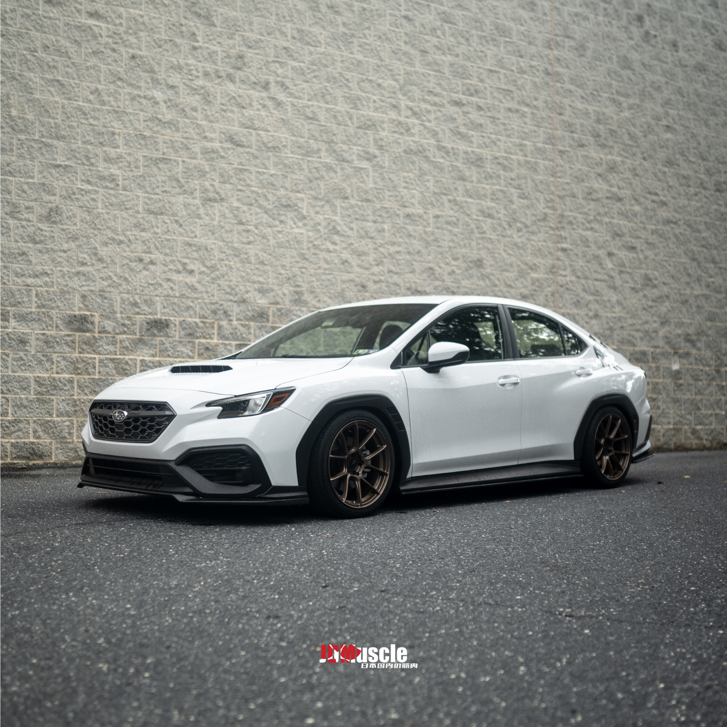 JDMuscle [22-25 WRX] Tanso Carbon Fiber Side Skirts - OE+ Style
