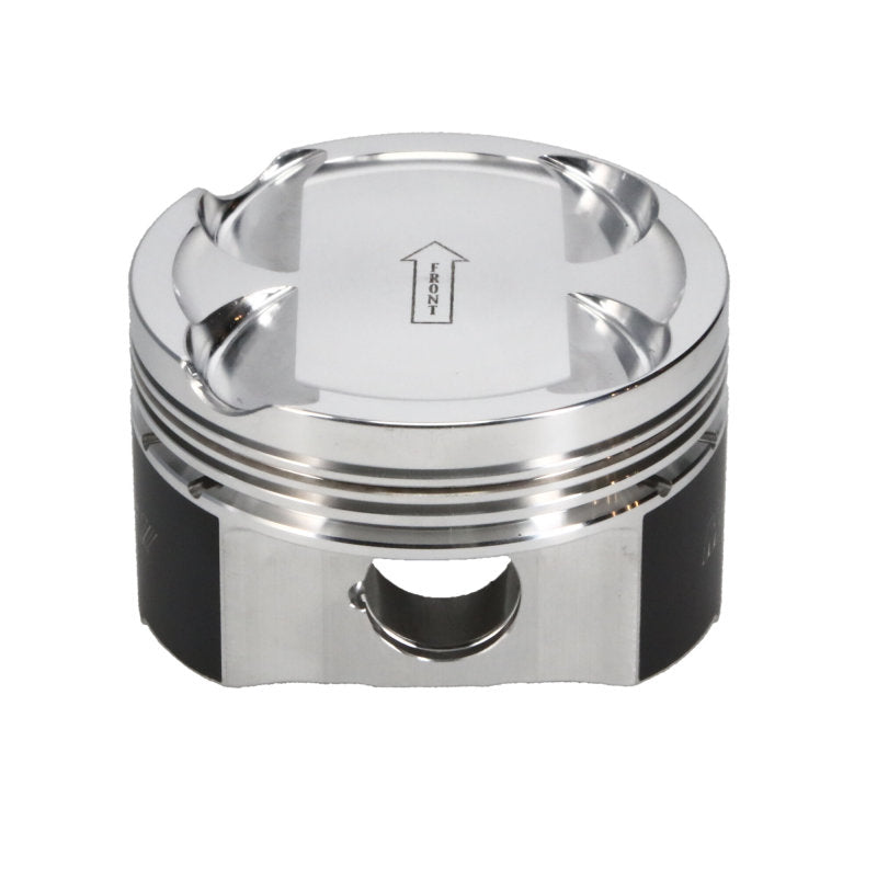 Manley 93-98 Toyota Supra Turbo (2JZGTE) 86.5mm +.5mm Oversized Bore 8.5:1 Dish Piston Set with Ring - Graveyard Performance