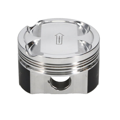 Manley 93-98 Toyota Supra Turbo (2JZGTE) 86.5mm +.5mm Oversized Bore 8.5:1 Dish Piston Set with Ring - Graveyard Performance